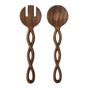 Bloomingville Salladsbestick Pinar 24x7,5 cm 2-pack akacia