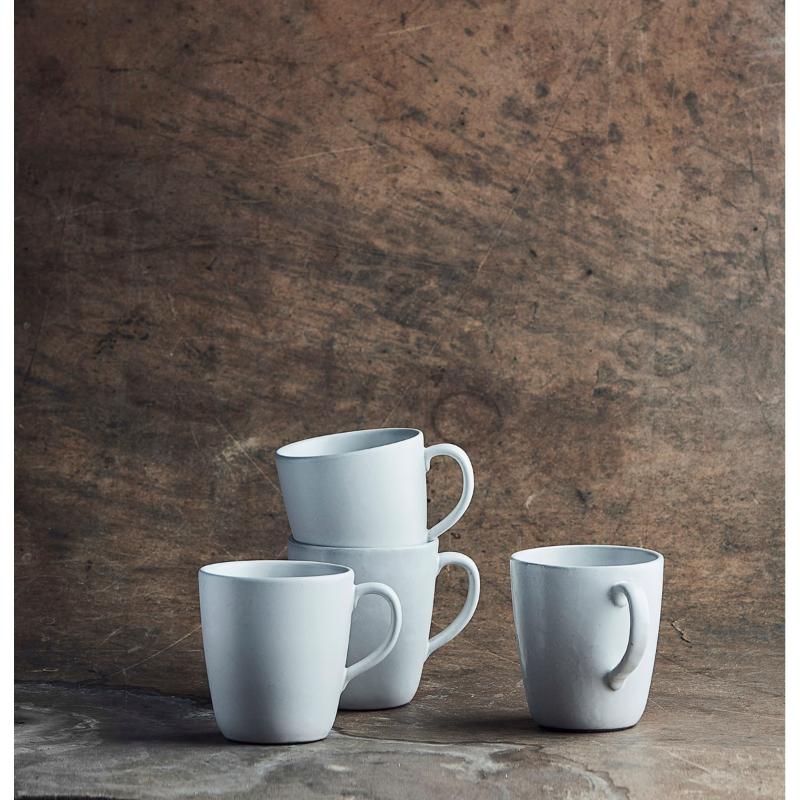 Aida Raw Crafted Arctic White Mugg 35 cl 4-pack