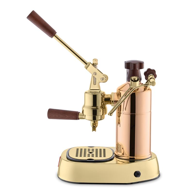 La Pavoni Professional Manuell Kaffemaskin med Hävarm Koppar/Brun