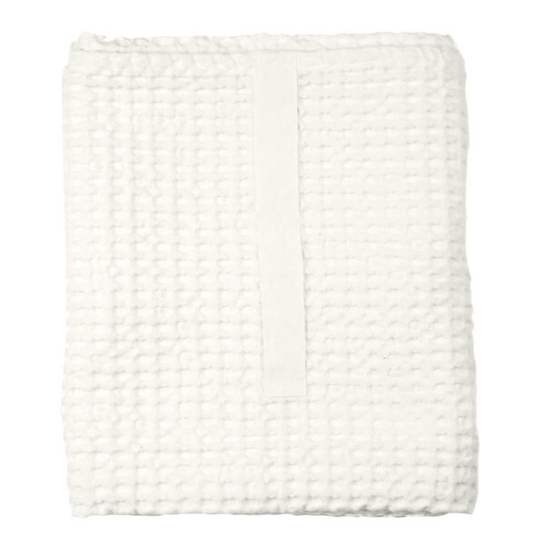 The Organic Company Big Waffle badlakan 150x100 cm vit
