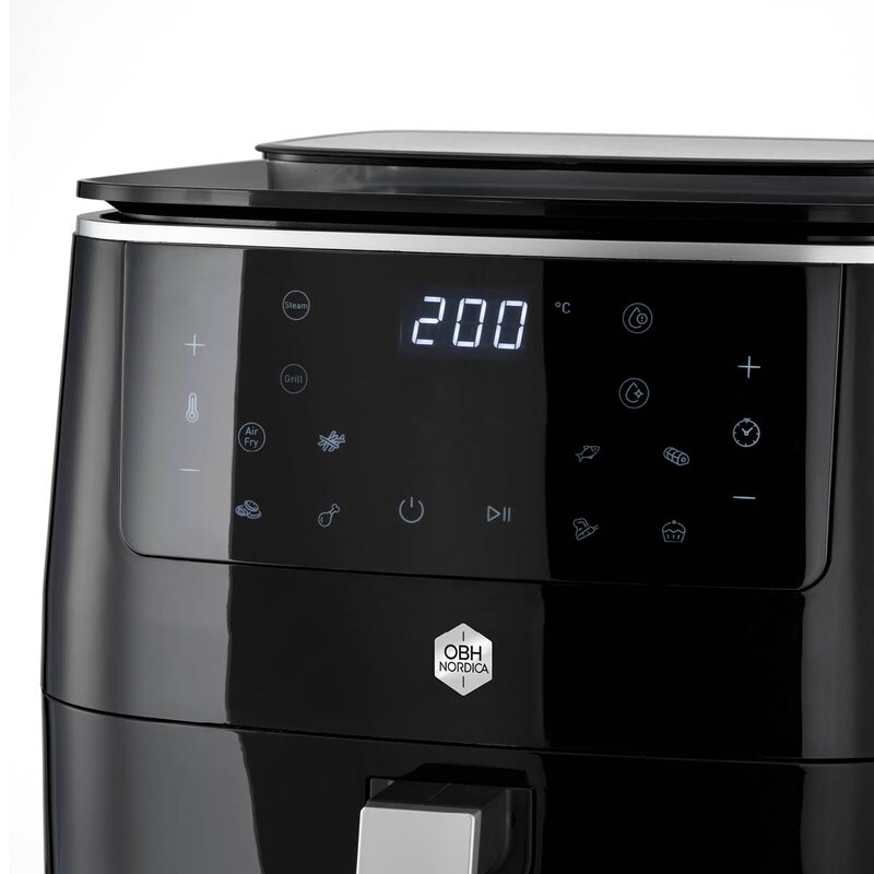 OBH Nordica Easy Fryer 3In1 Steam+ 6,5 L 1900W FW2018S0 svart