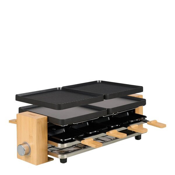 PRINCESS Raclette 162918 1300W nonstick bambu