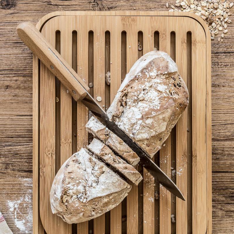 Pebbly Skärbräda i bambu 36x26 cm Bambuträ