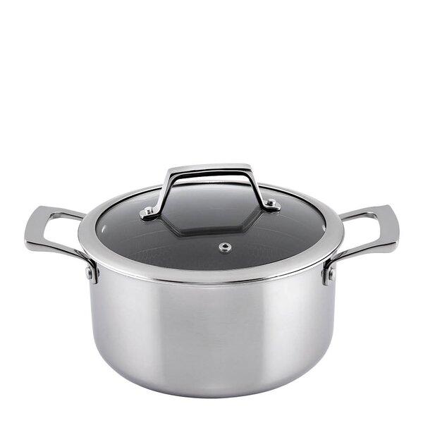 Haws Santo gryta med lock 3,4 L beläggning stål/svart