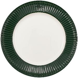 GreenGate Everyday Alice middagstallrik 26,5 cm pinewood green