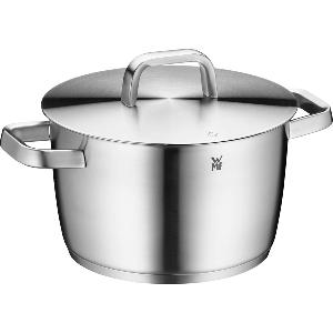 WMF Iconic hög kastrull med lock 22 cm 4,7 L