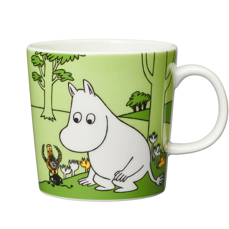 MoominArabia Muminmugg 30 cl Snorkfröken + Mumintrollet 2-pack 80 år