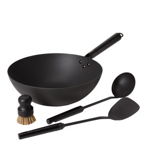 Satake Wokset kolstål med verktyg 32 cm