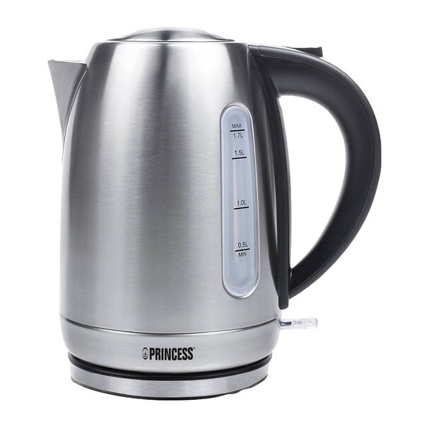 PRINCESS Vattenkokare 1,7 L 2200W rostfritt stål