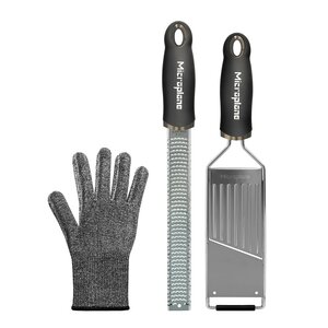 Microplane  Gourmet presentset 3 delar svart