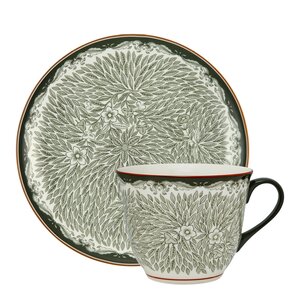 Rörstrand Ostindia Floris presentset 2 delar grön