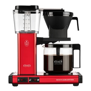 Moccamaster Optio kaffebryggare 1,25 L Red metallic