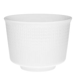 Rörstrand Swedish Grace blomkruka 17x13 cm snö/vit