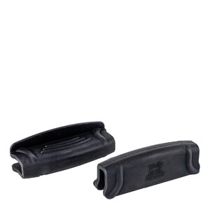 Peugeot Appolia silikonhandtag 11 cm 2-pack svart