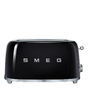 SMEG Brödrost 4 skivor TSF02 Svart