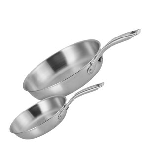 Le Creuset Essential 3-ply Stainless Steel stekpanneset 20+26 cm
