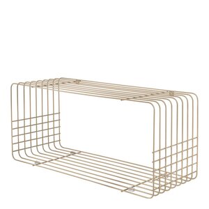 Mette Ditmer Wire hatthylla 70,5x26x31 cm sand