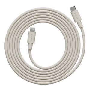 Avolt Cable 1 USB-C till Lightning kabel 2 m Nomad Sand