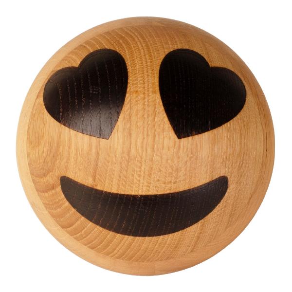 Spring Copenhagen Emojiboll Ek 11 cm Big heart eyes 