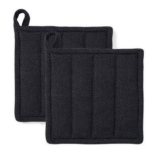 Rosendahl Garn grytlapp 22x22 cm 2-pack mörkgrå