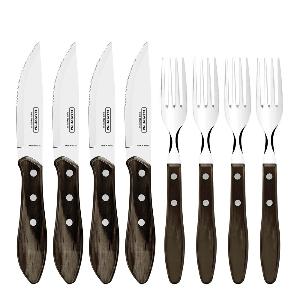 Tramontina Churrasco grillbestick 8 delar brun