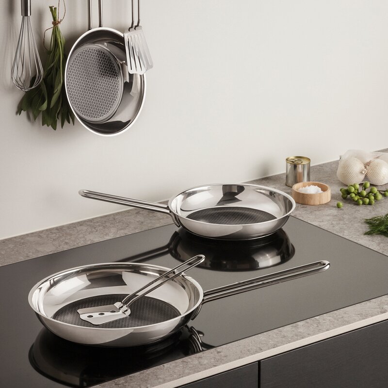 Eva Trio Mosaic stekpanna 28 cm rostfritt stål