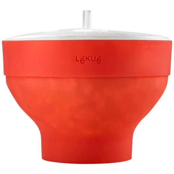 Lékué Popcorn maker til mikrovågsugn röd