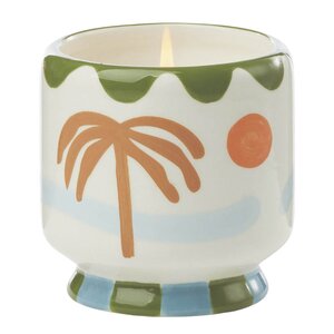 Paddywax Adopo doftljus lush palms 8,8 cm Palm Tree grön