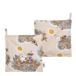 MoominArabia Mumin grytlapp set 22x22 cm Vänner för alltid