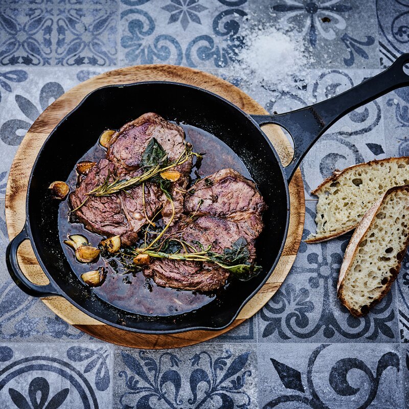 Sabor Stekpanna gjutjärn 26 cm svart