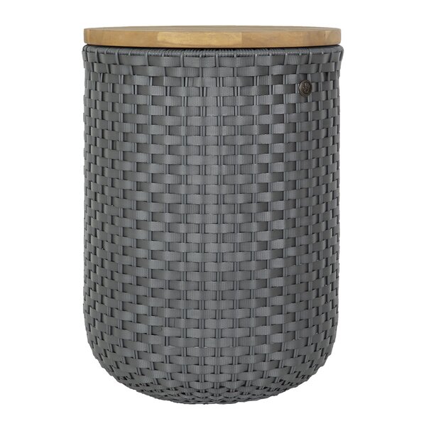 Handed By Halo sittpuff med förvaring 34x45 cm dark grey