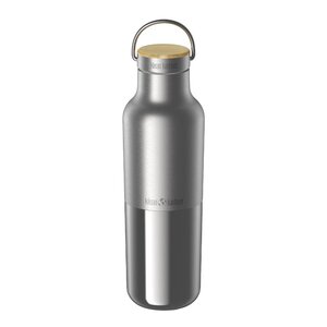 Klean Kanteen Insulated Reflect termosflaska 0,59 L med bambulock borstat stål