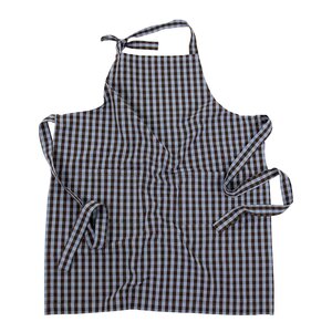 A World of Craft Maria förkläde 70x82 cm ljusblå/brun