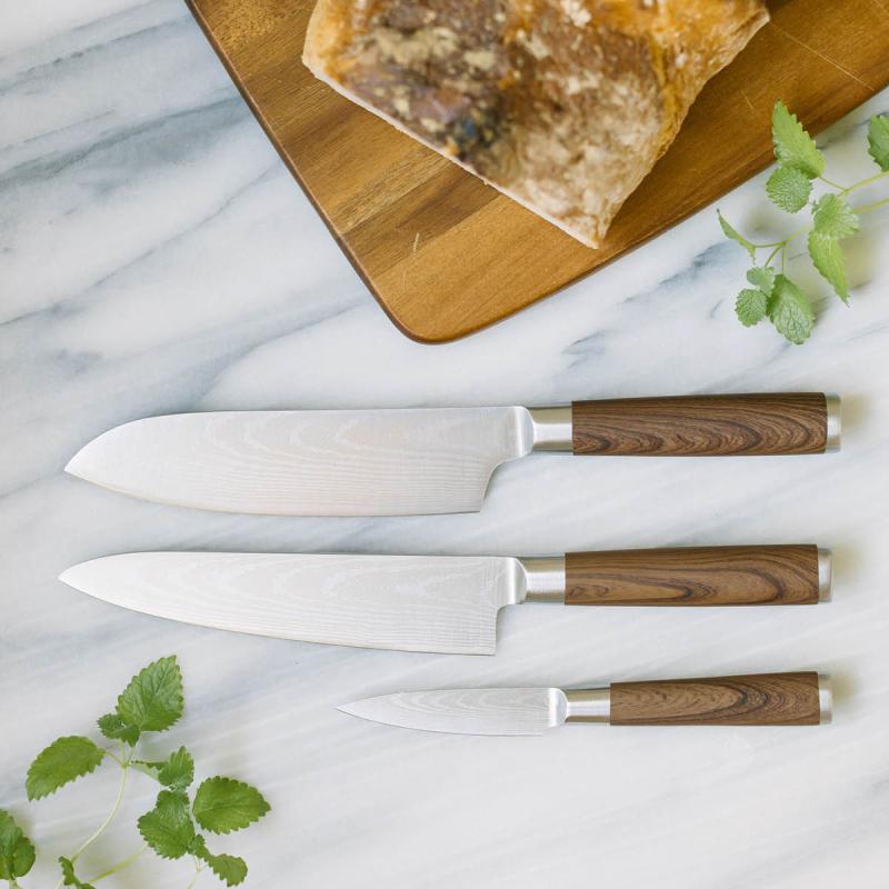 Dorre Knivset 3-pack kockkniv  köttkniv skalkniv