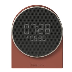 Kreafunk Ivy väckarklocka med Wake-up light och Bluetooth 9x11 cm terrakotta