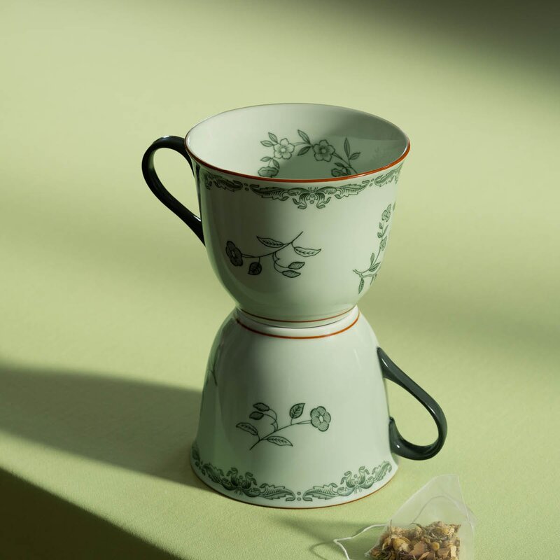 Rörstrand Ostindia Grön mugg 40 cl