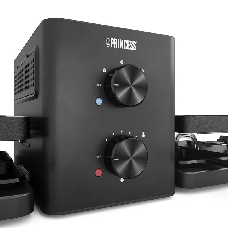 PRINCESS Rökfri raclette 162660 20x23 cm 1500W keramisk