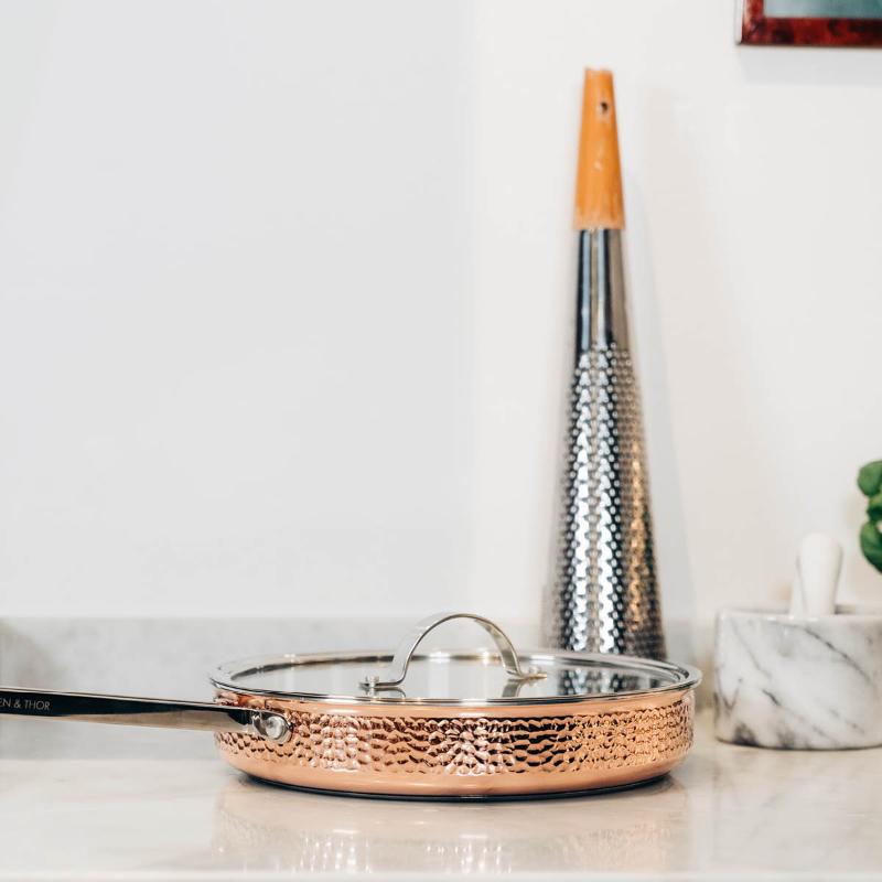 Vargen & Thor Modell Y traktörpanna 28 cm keramisk koppar