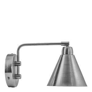 House Doctor Game vägglampa 30x18 cm borstad silverfinish
