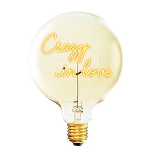 Elements Lighting MITB glödlampa LED 17 cm Crazy In Love bärnsten