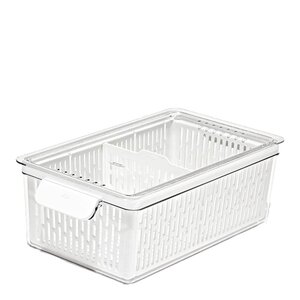 Oxo Förvaringslåda för kylskåp 32x12 cm klar/vit