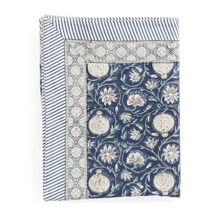 Chamois Tangier Pomegranate duk 150x350 cm blå