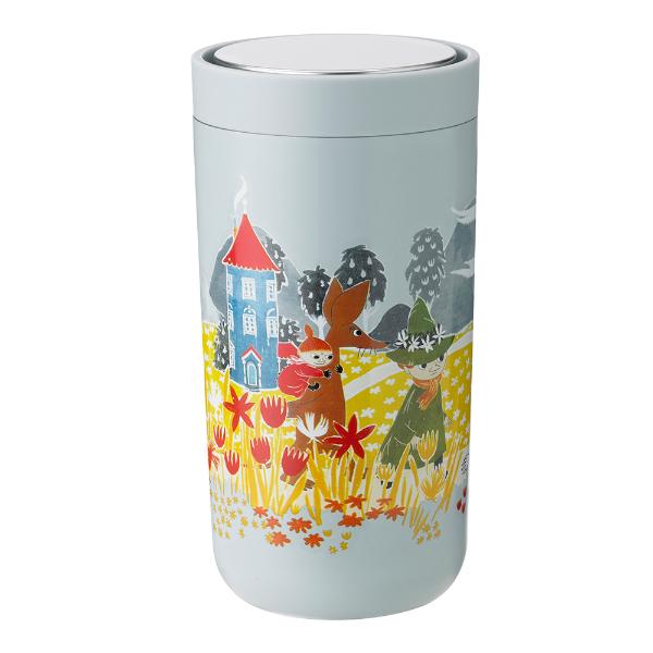 Mumin To Go Click Mugg 20 cl Soft Sky