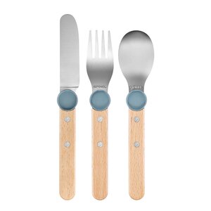Opinel Petit Gourmet barnbestick 3 delar regnblå