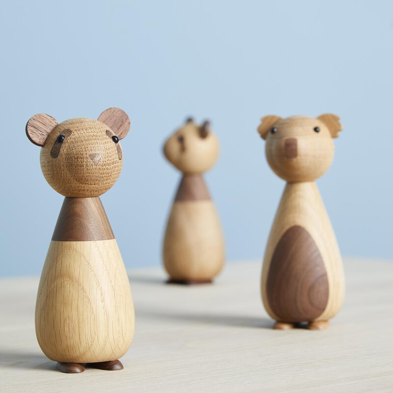 Andersen Object miss coala 15 cm ek/valnöt