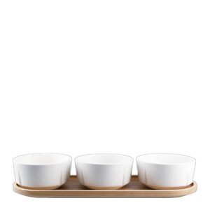 Rosendahl Grand Cru tapasset 33x12 cm 3-pack vit