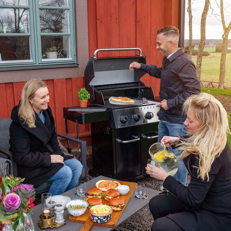 Broil King Crown 420 gasolgrill med fyra brännare