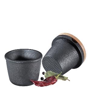 Zassenhaus Mortel / Burk med trälock 2-pack