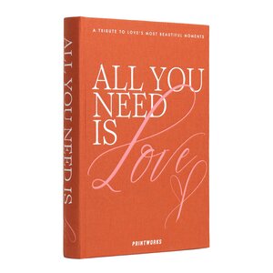 Printworks All You Need is Love fotobok orange