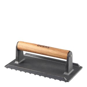 Dorre Griffin grillpress med trähandtag 20 cm gjutjärn